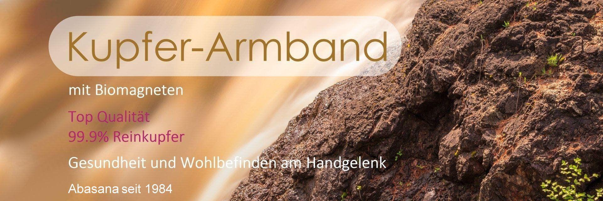 Kupferarmband für Gesundheit